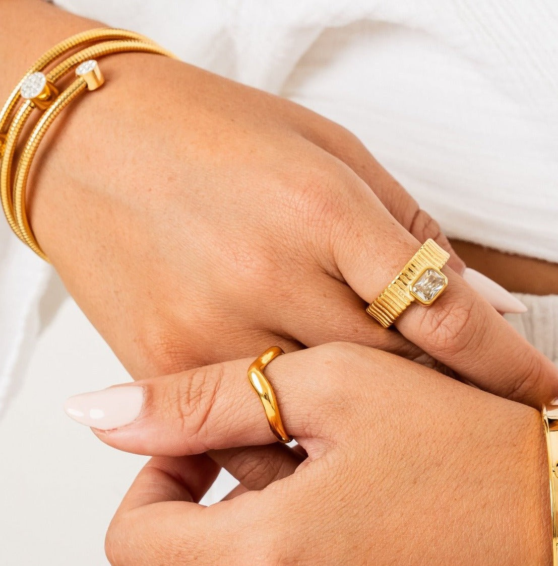 Aspen Ring 18K Gold Plated
