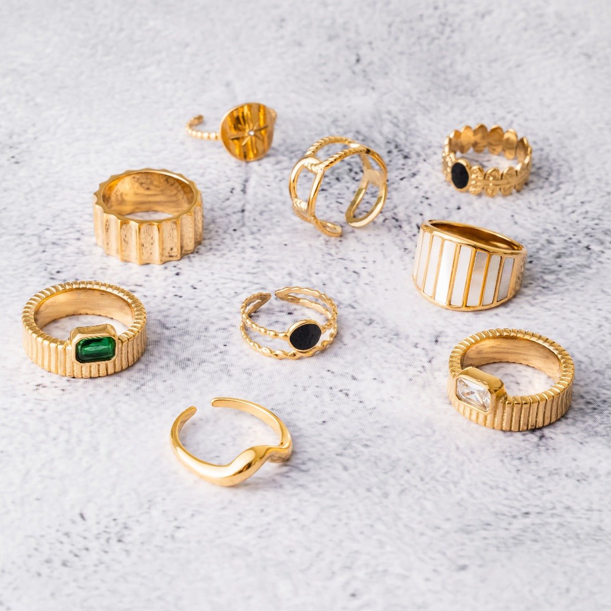 Aspen Ring 18K Gold Plated