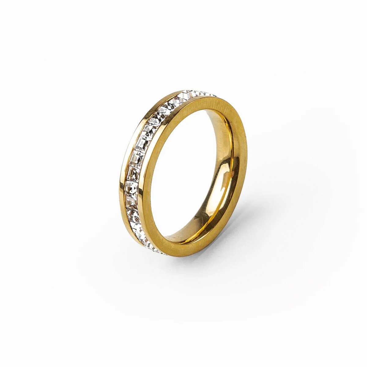 Brilliant Ring 18K Gold Plated
