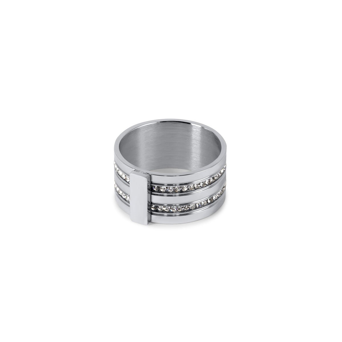 Caviar Stack Ring – Silver