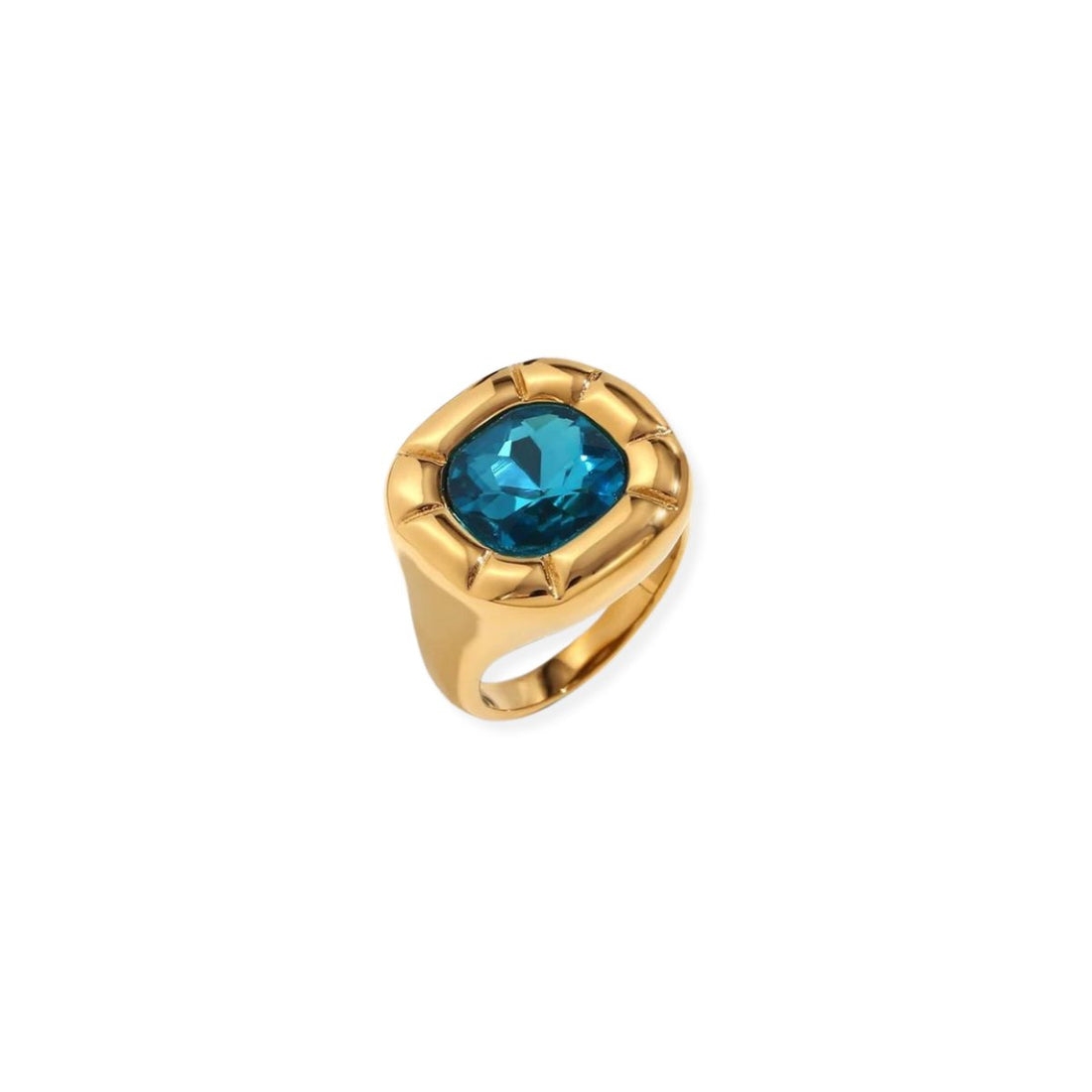 Dulcis Cocktail Ring 18K Gold Plated