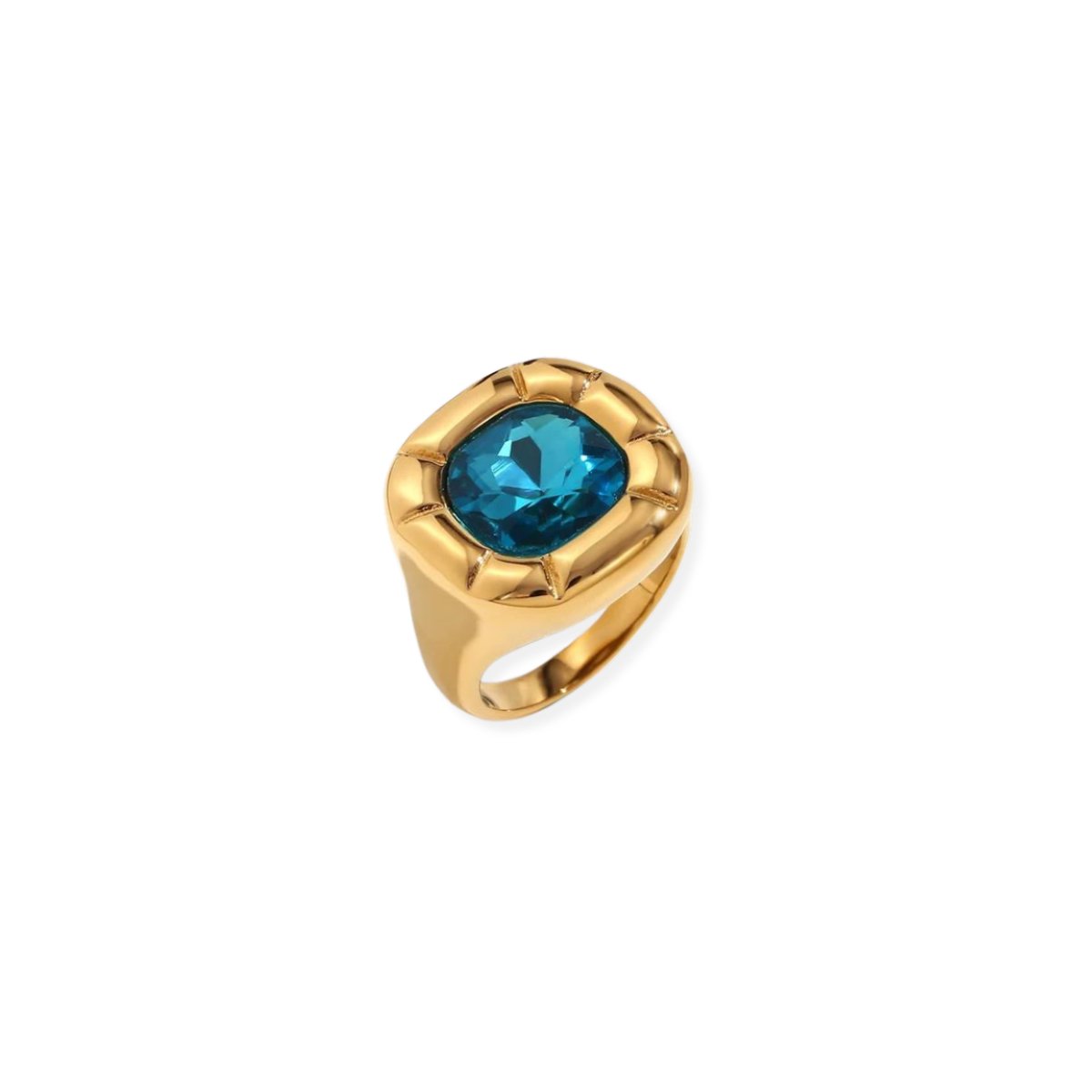 Dulcis Cocktail Ring 18K Gold Plated