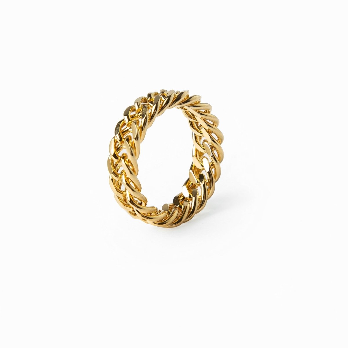Chain Ring 18K Gold Plated