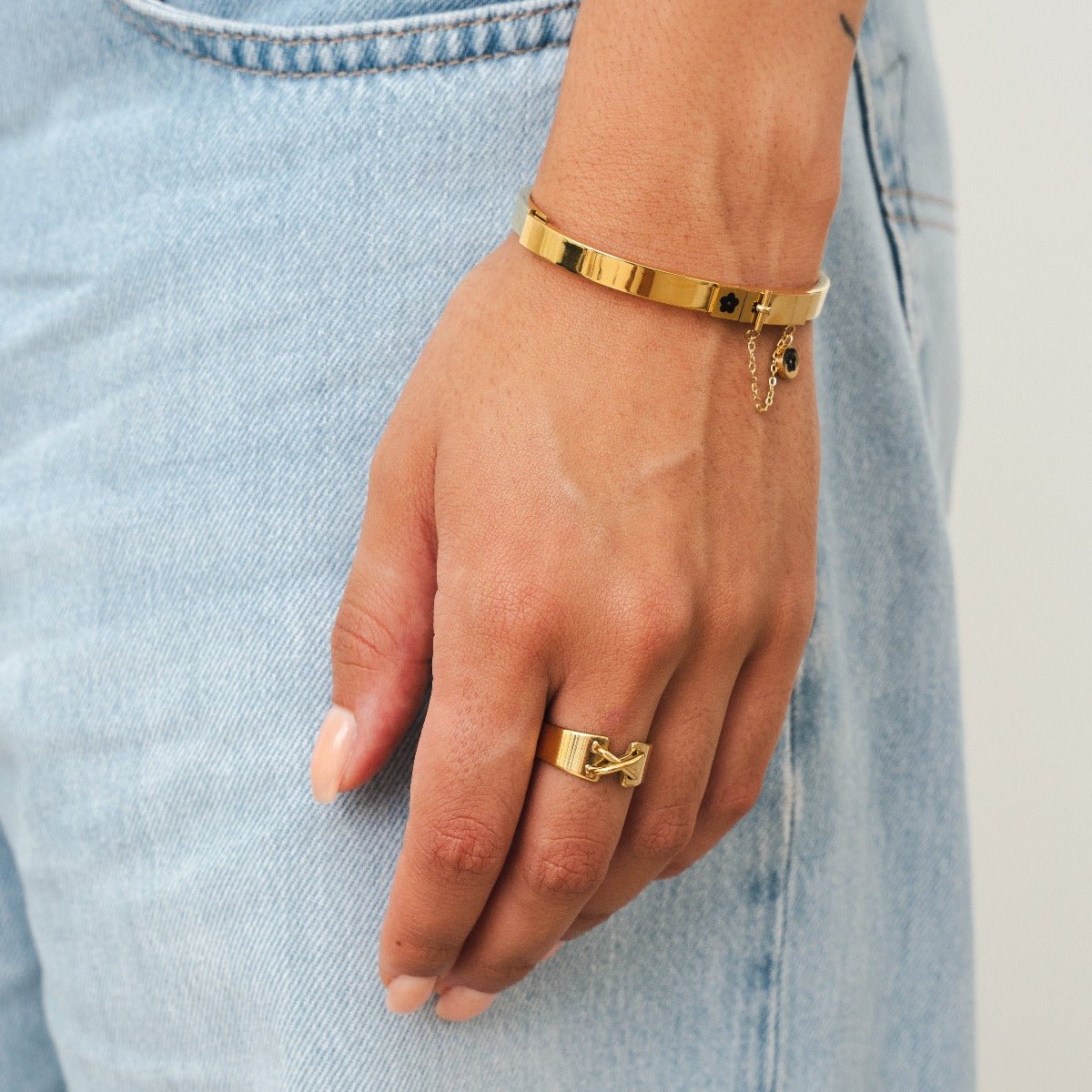 Corset Ring 18K Gold Plated