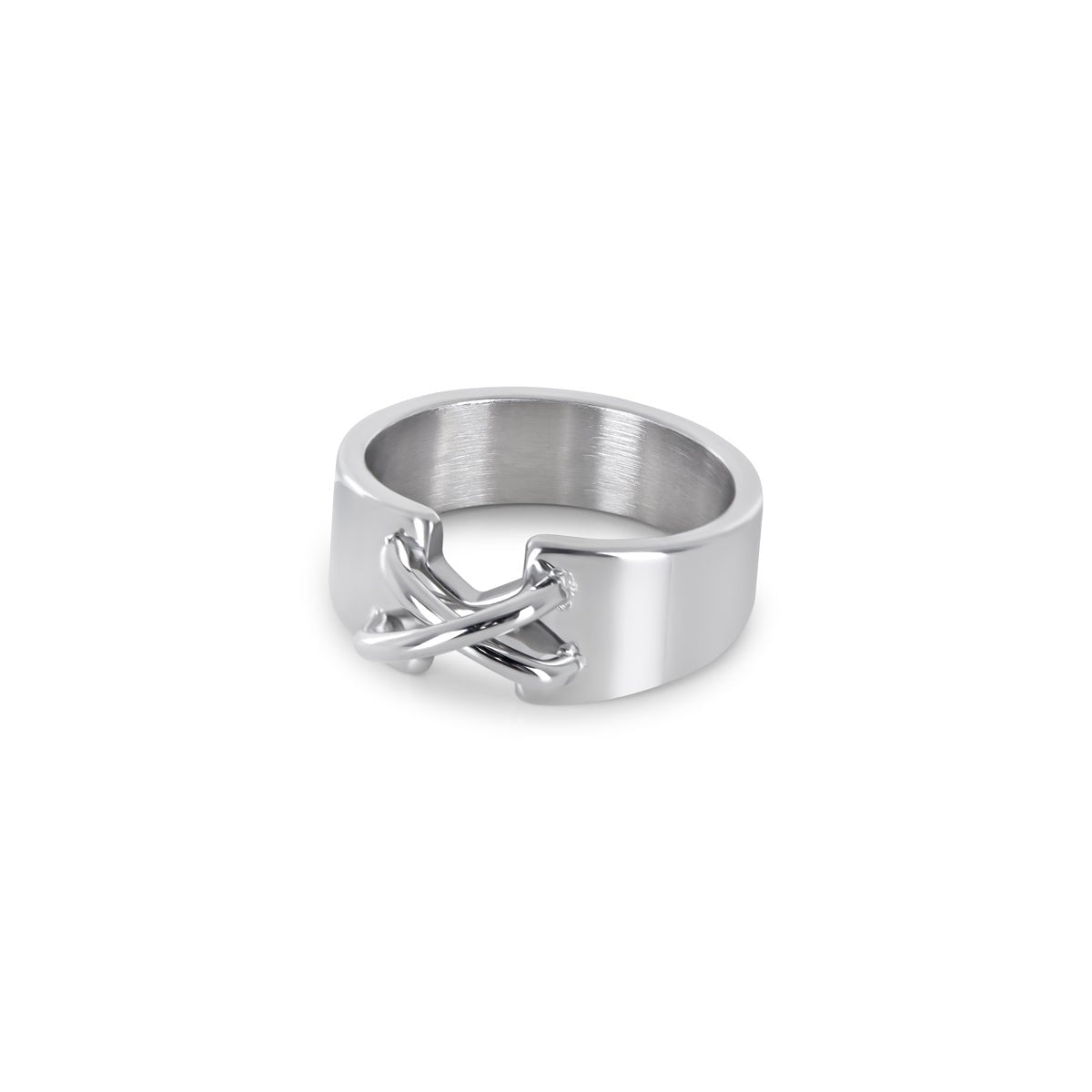 Corset Ring – Silver