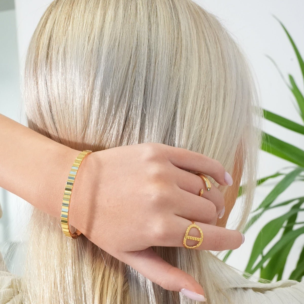 Éclat Adjustable Ring 18K Gold Plated