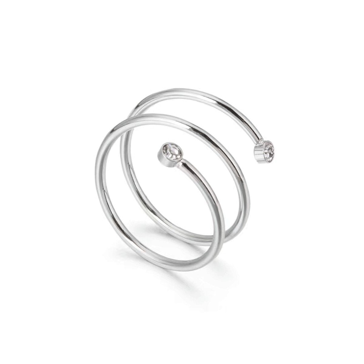 Fine Spiral Ring – Silver