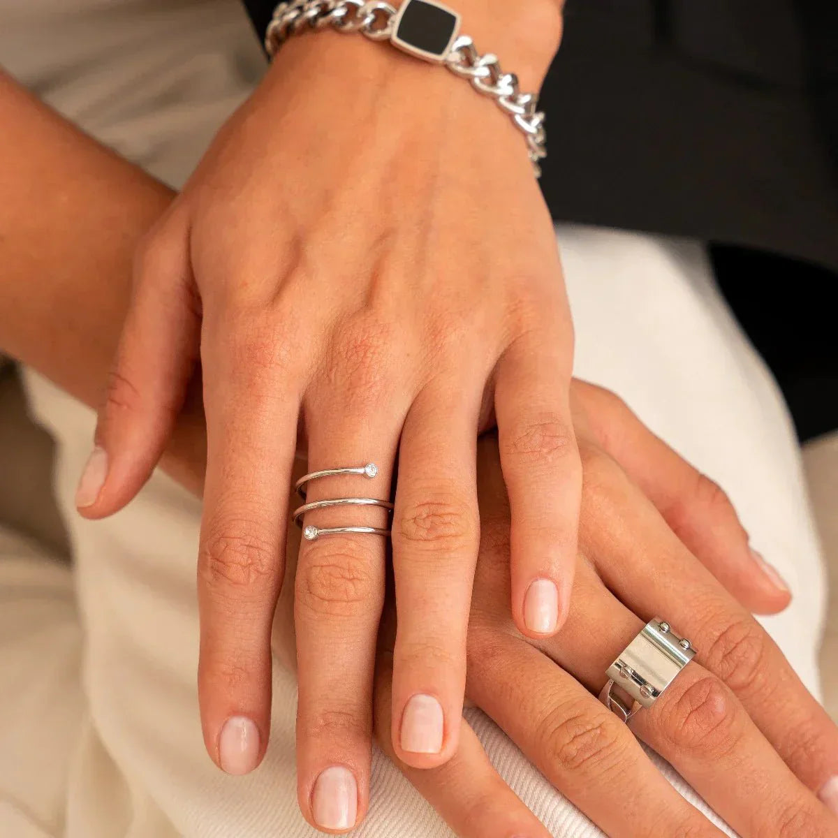 Fine Spiral Ring – Silver