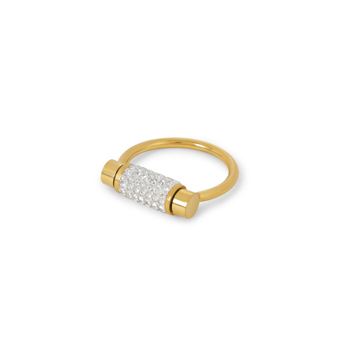 Glitz Rotating Ring 18K Gold Plated