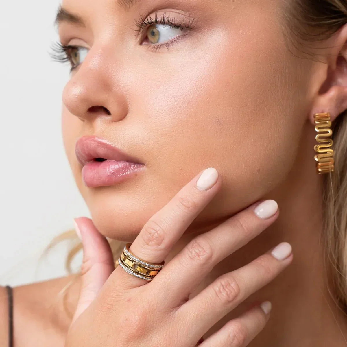 Impulse Ring 18K Gold Plated