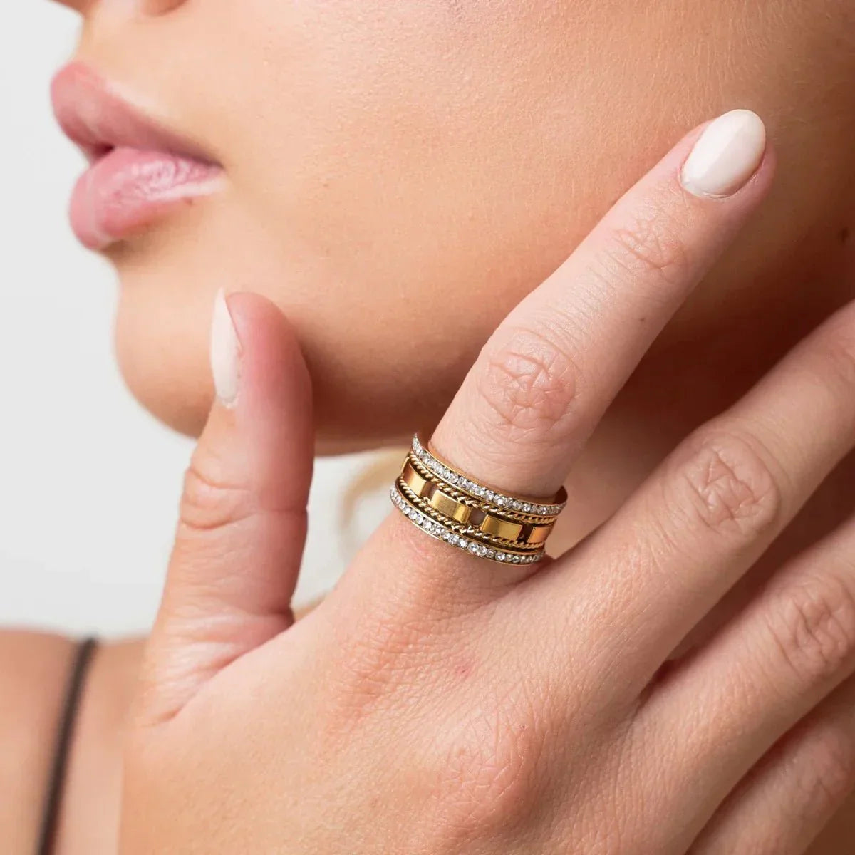 Impulse Ring 18K Gold Plated