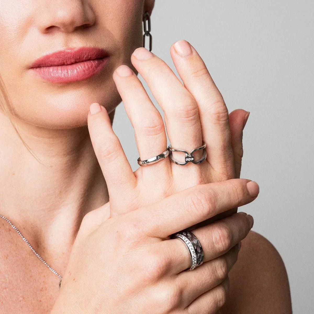 Mosaic Ring – Silver
