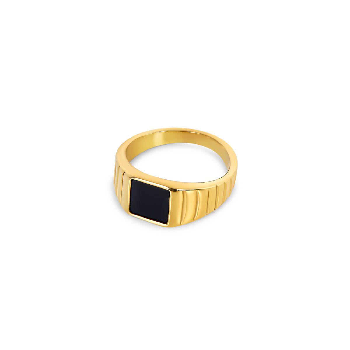 Noir Ring 18K Gold Plated