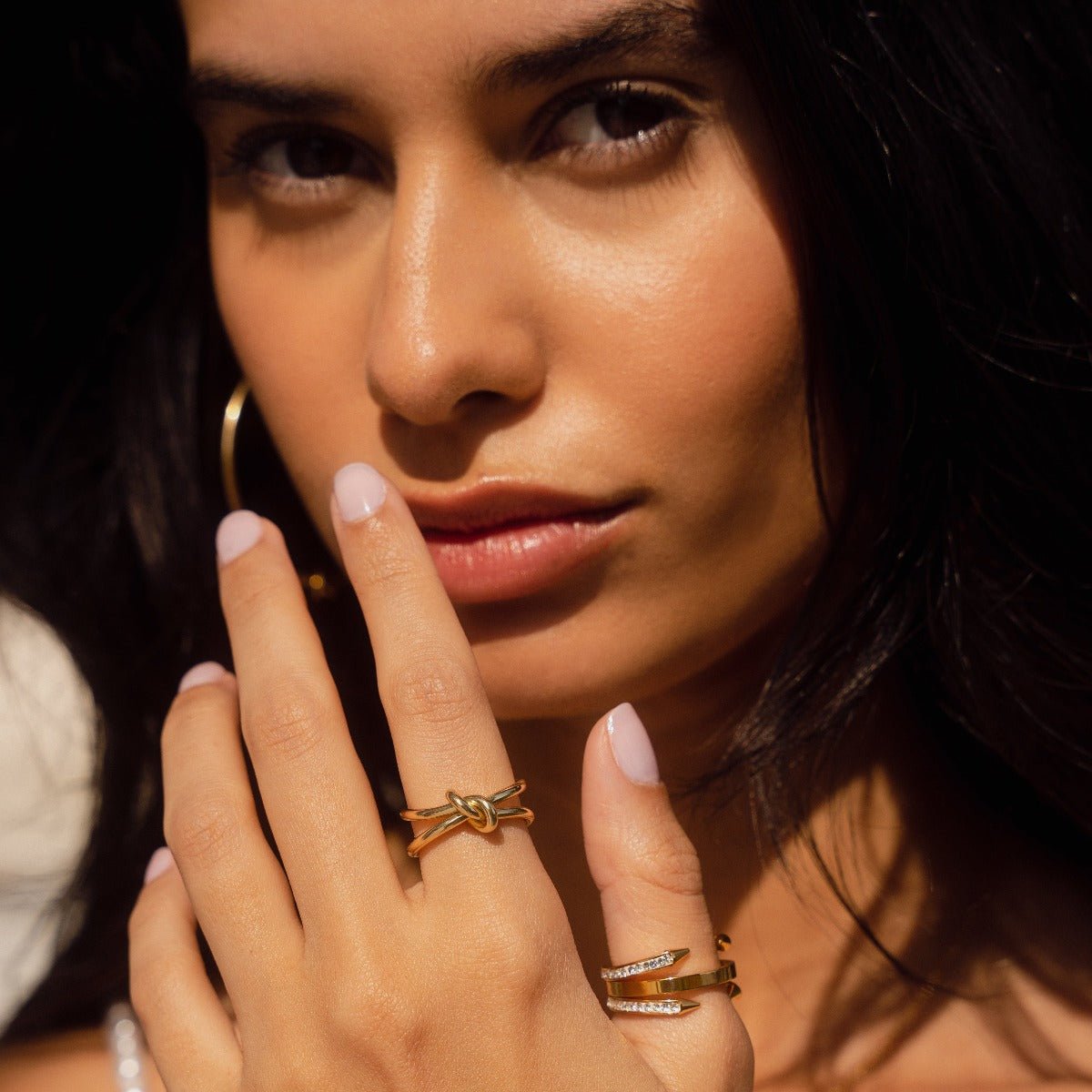 Spiked Nail Ring 18K Gold Plated