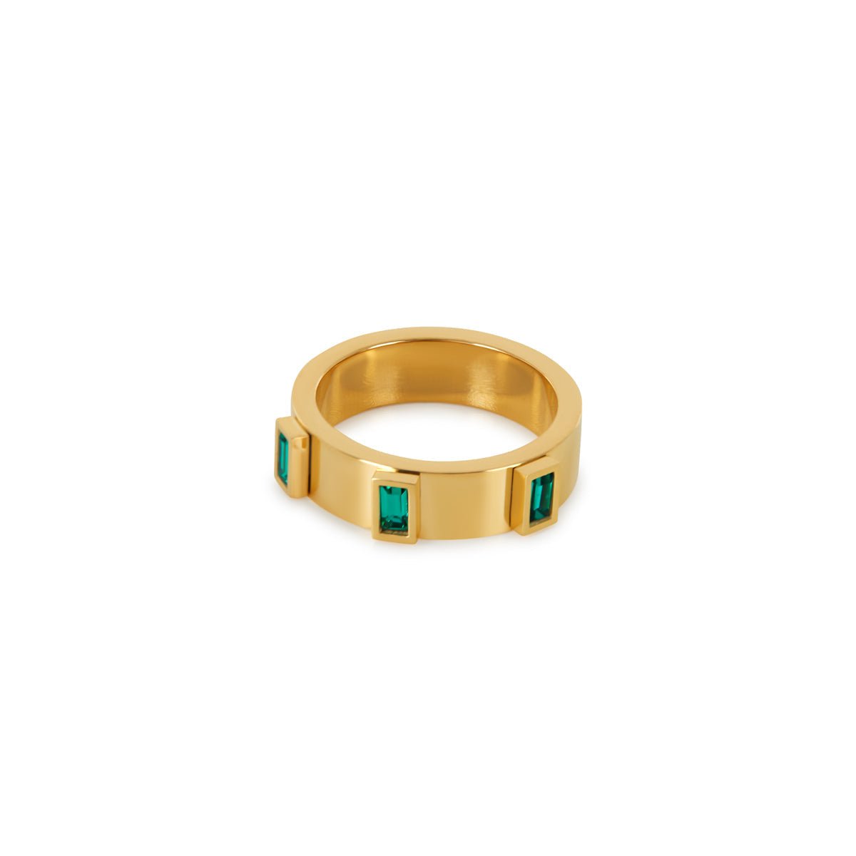 Prestige Cubic Zirconia Ring 18K Gold Plated