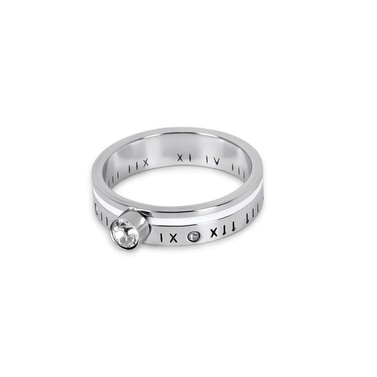 Queen Crystal Stone Ring – Silver