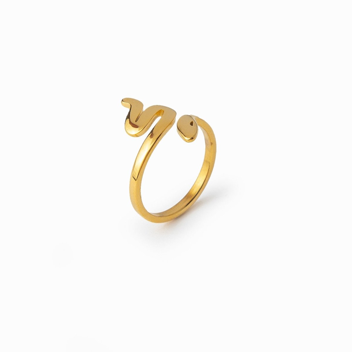 Serpent Ring 18K Gold Plated
