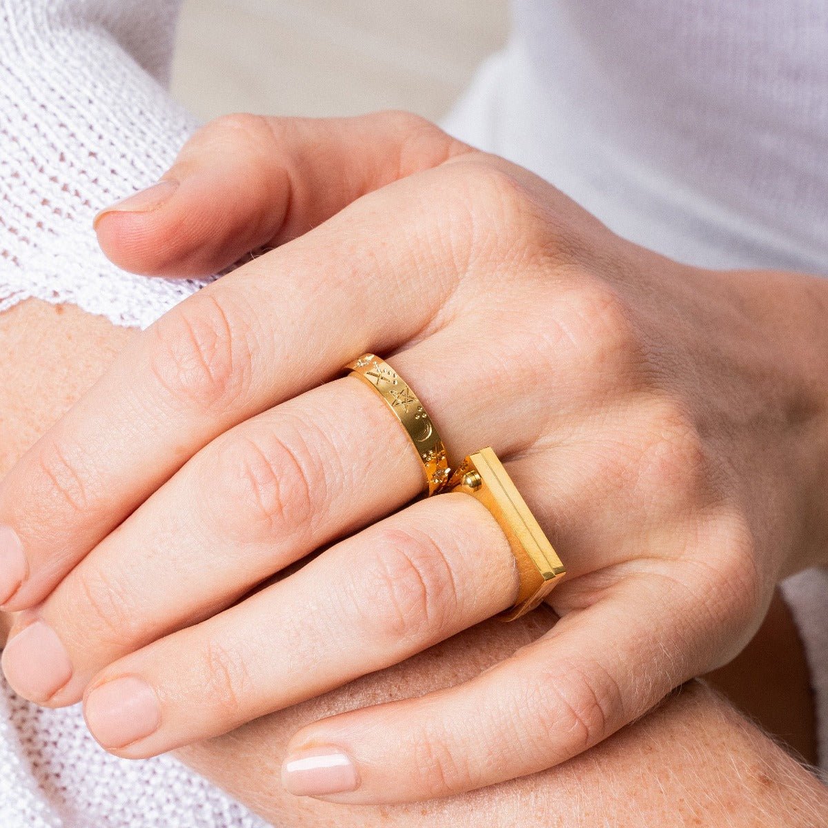 Sky Ring 18K Gold Plated