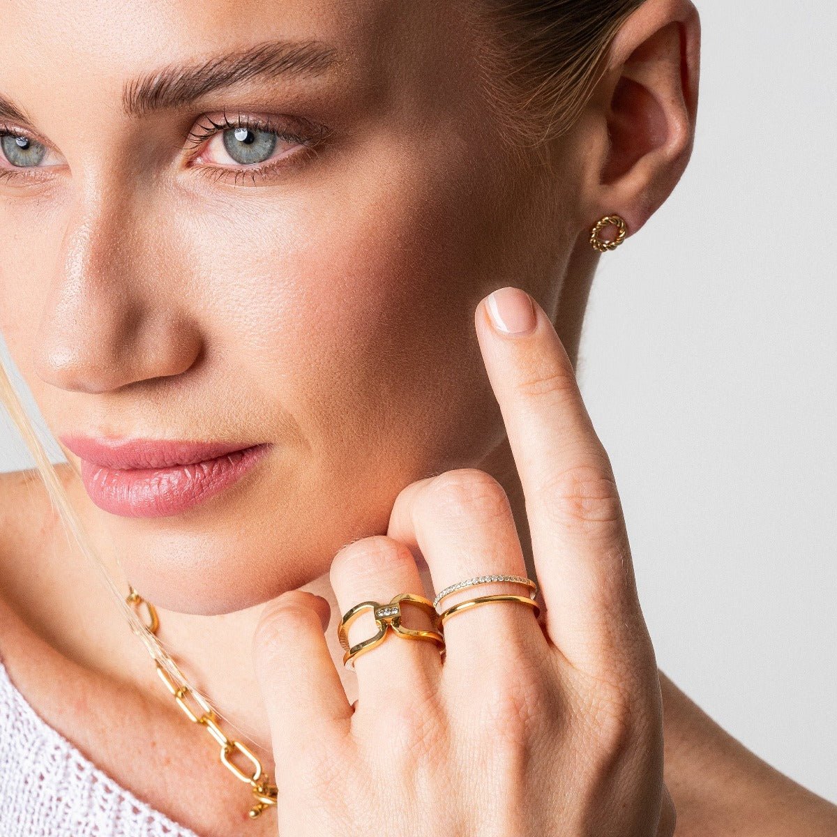 Tenderness Ring 18K Gold Plated