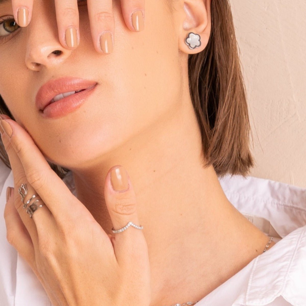 Trinity Zirconia Ring – Silver