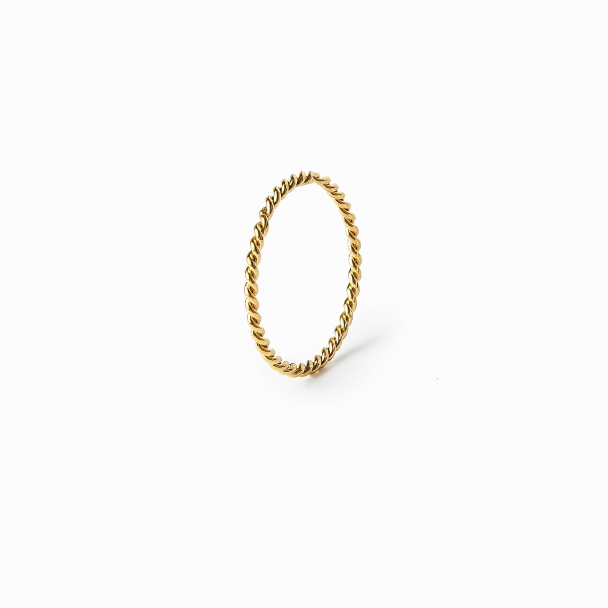 Twist Ring 18K Gold Plated