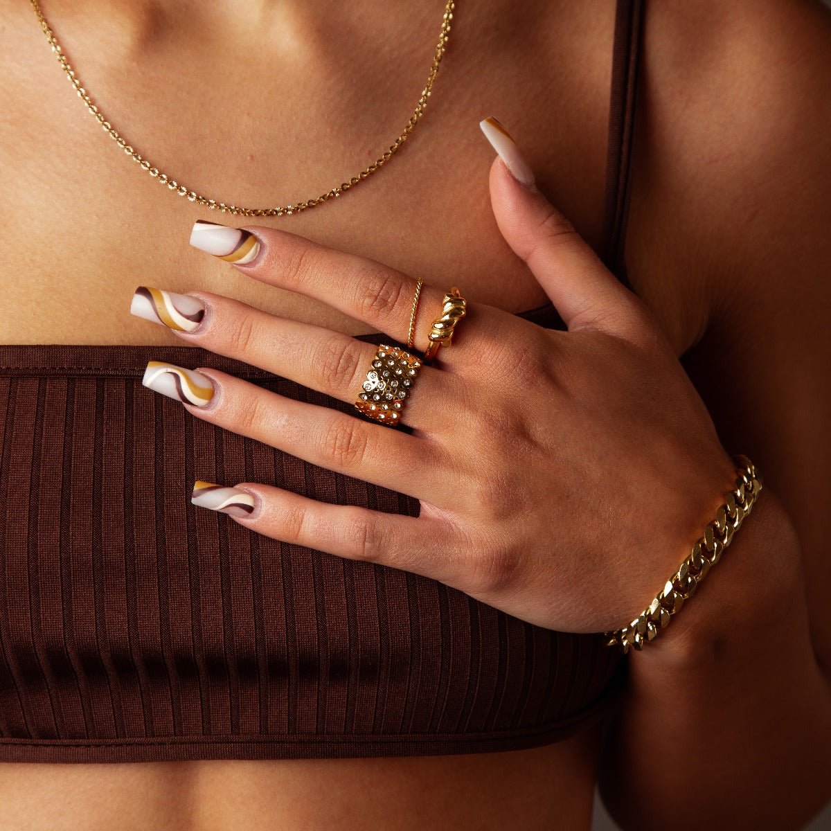 Valenciana Ring 18K Gold Plated