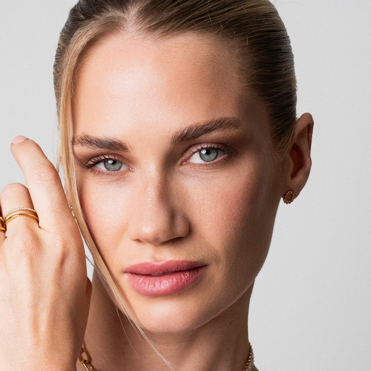 Vienne Double Ring 18K Gold Plated