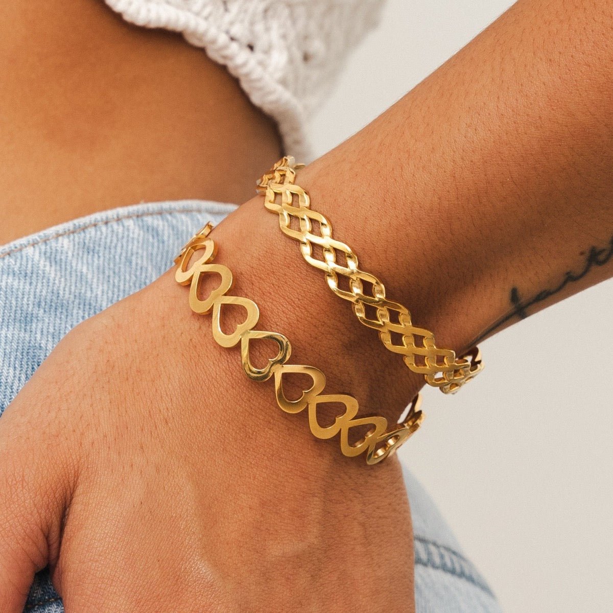 Adored Bangle 18K Gold Plated