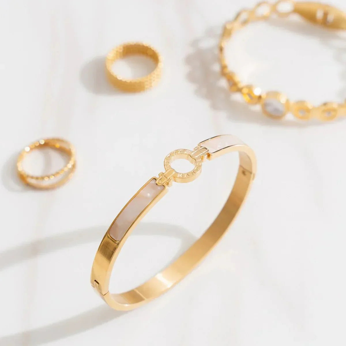 Aura Bangle 18K Gold Plated