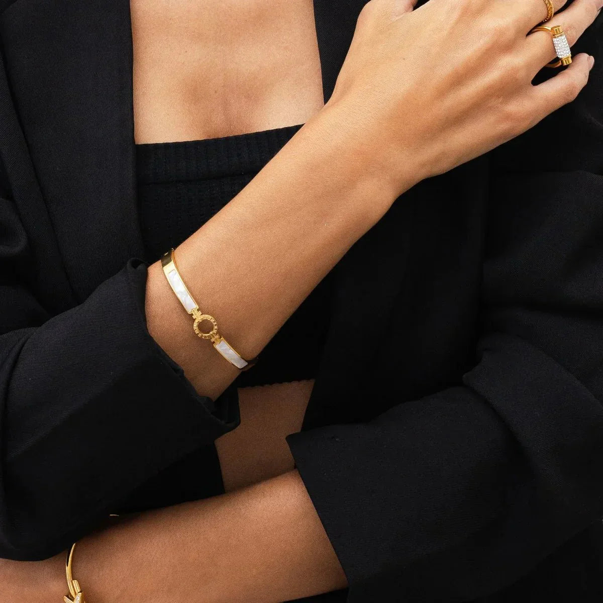 Aura Bangle 18K Gold Plated