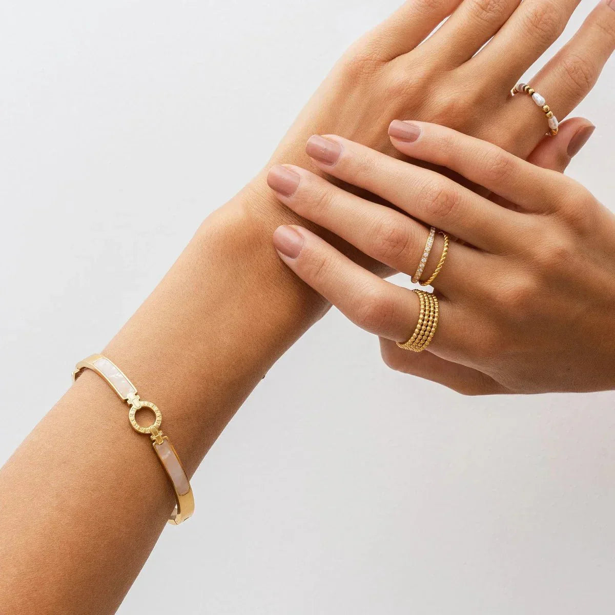 Aura Bangle 18K Gold Plated