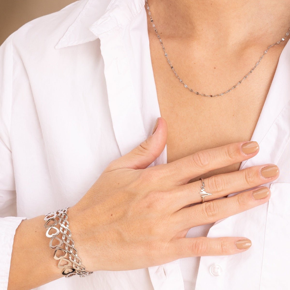 Blogger Bangle – Silver