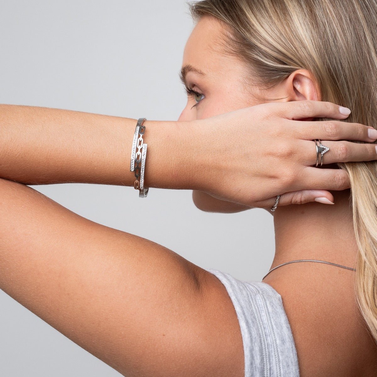 Donatela Bangle – Silver