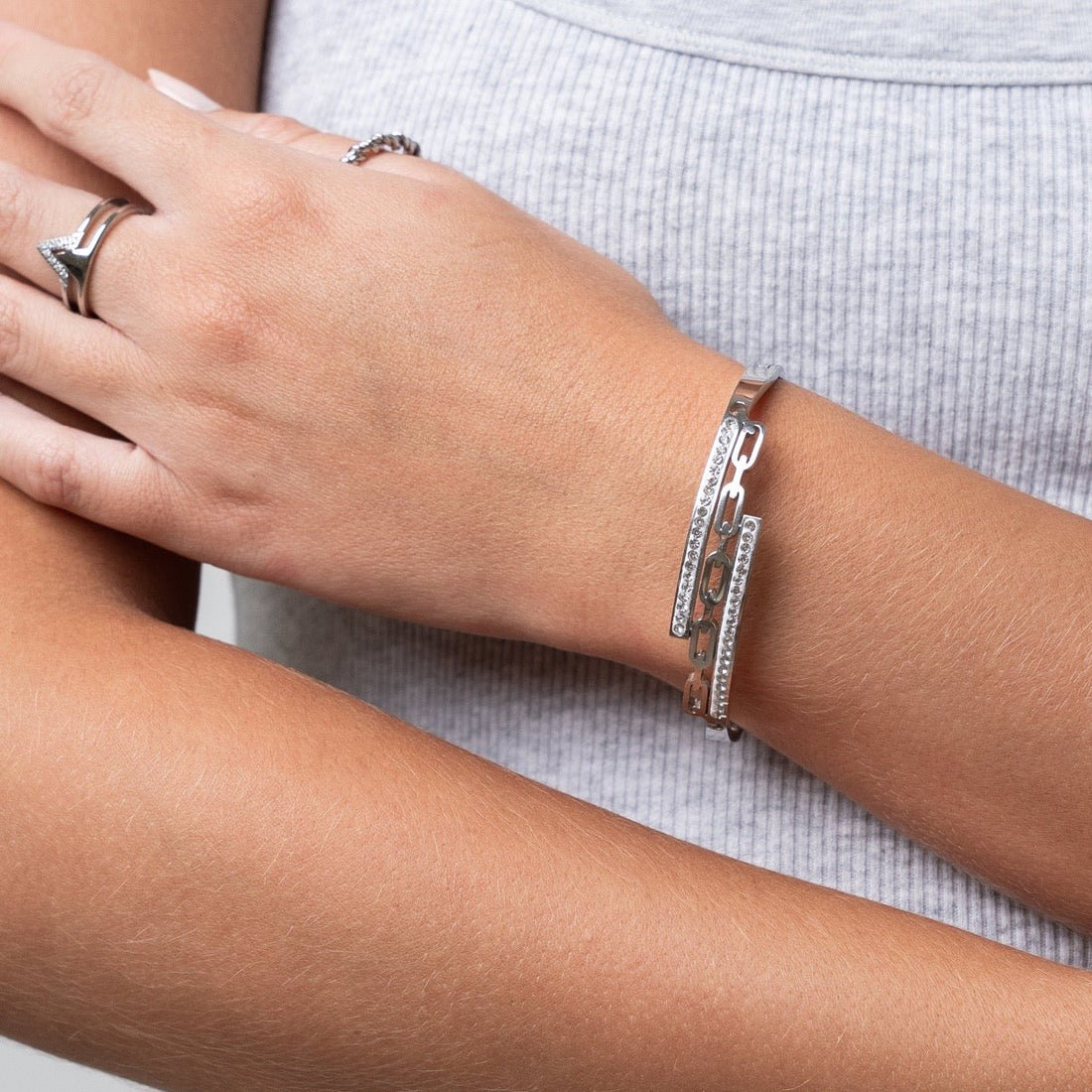 Donatela Bangle – Silver