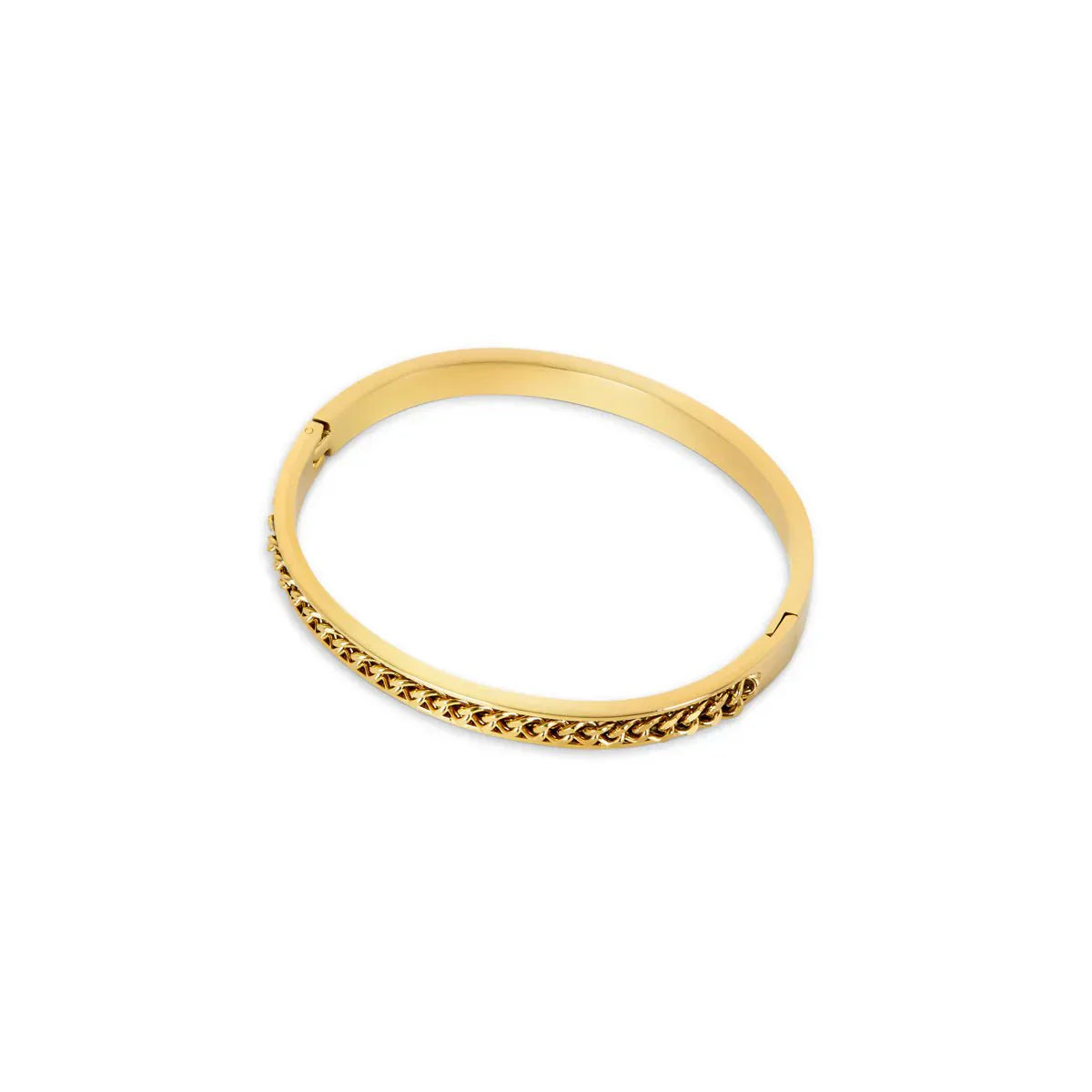 Link Bangle 18K Gold Plated