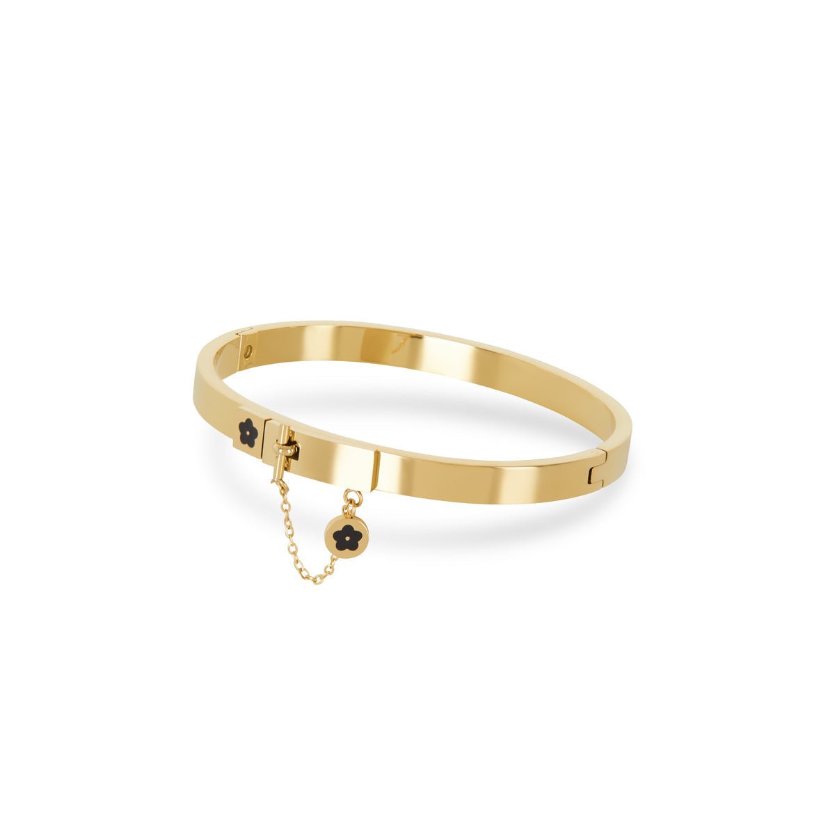 Charm Bangle 18K Gold Plated