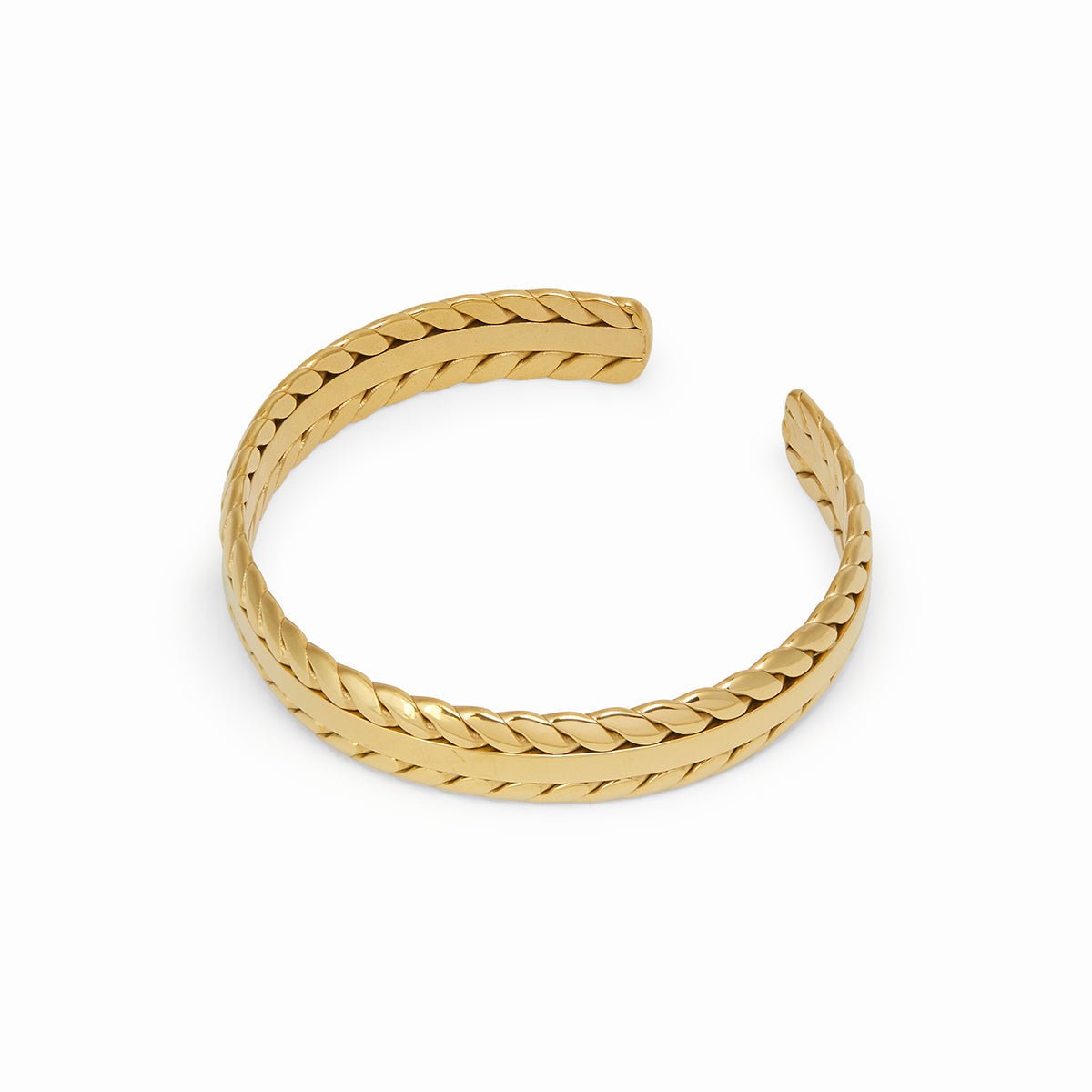 Golden Leaves Bangle 18K Gold Plated