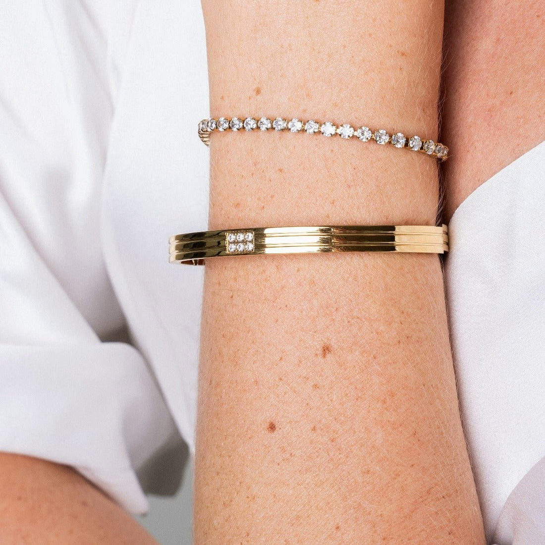 Hanna Bangle 18K Gold Plated