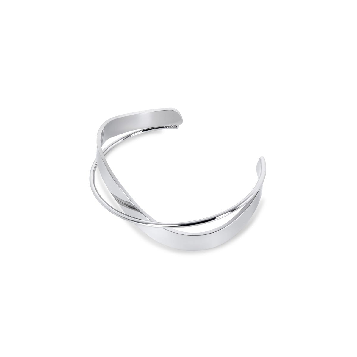 Inter Bangle – Silver