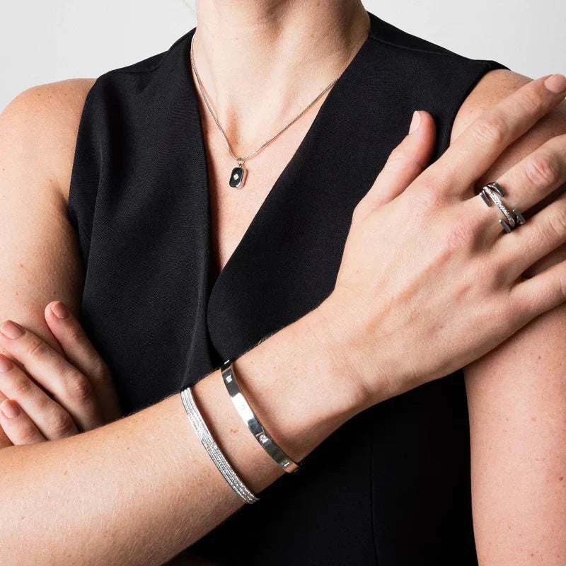 Luxe Bangle – Silver