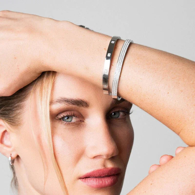 Luxe Bangle – Silver