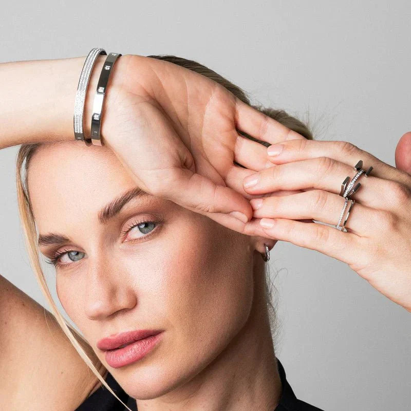 Luxe Bangle – Silver