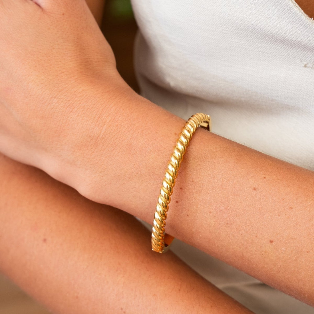 Pisa Bangle 18K Gold Plated