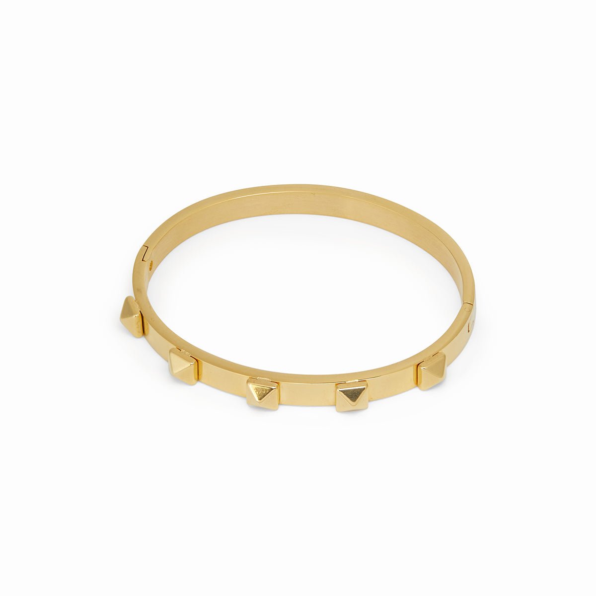 Studded Bangle 18K Gold Plated