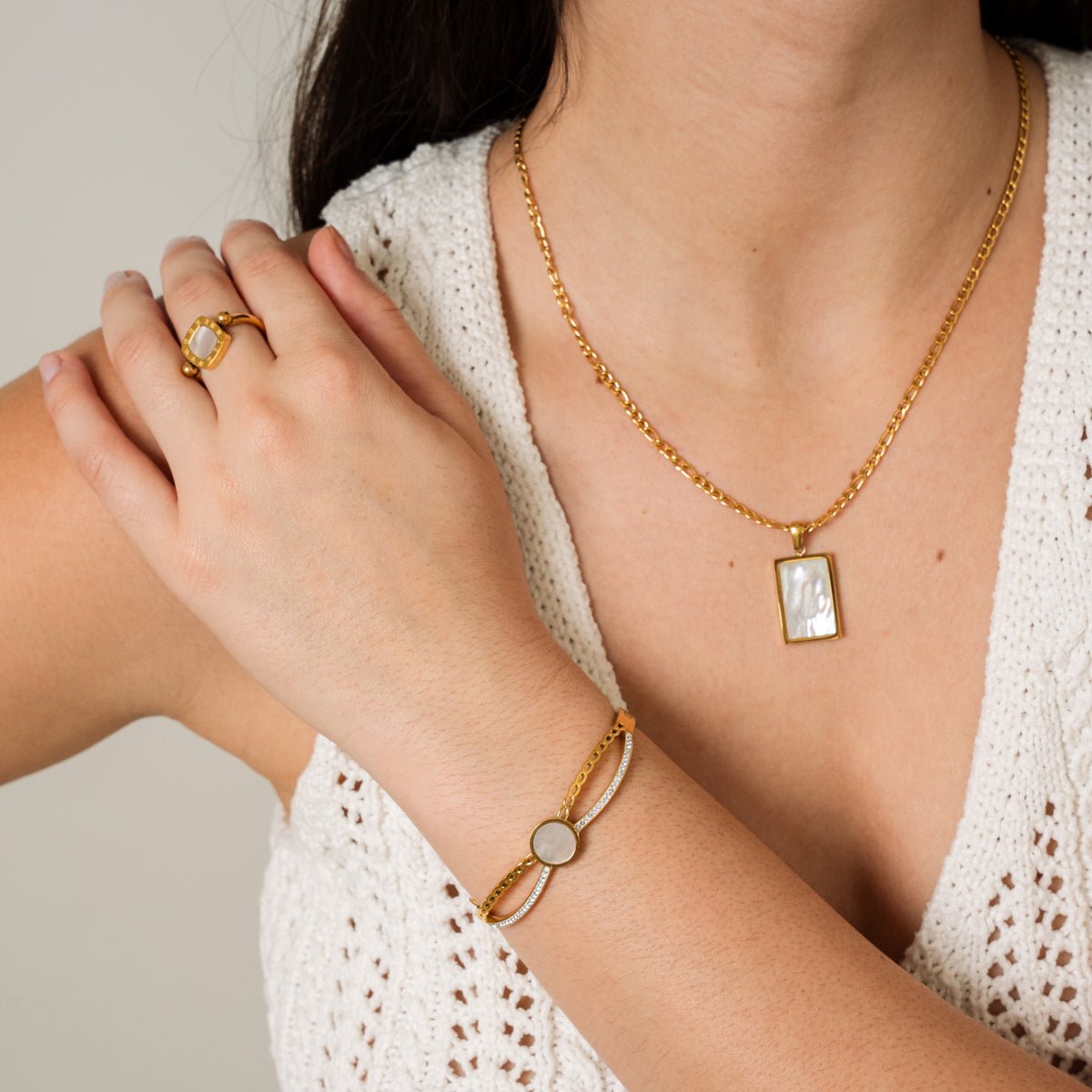 Venus Bangle 18K Gold Plated