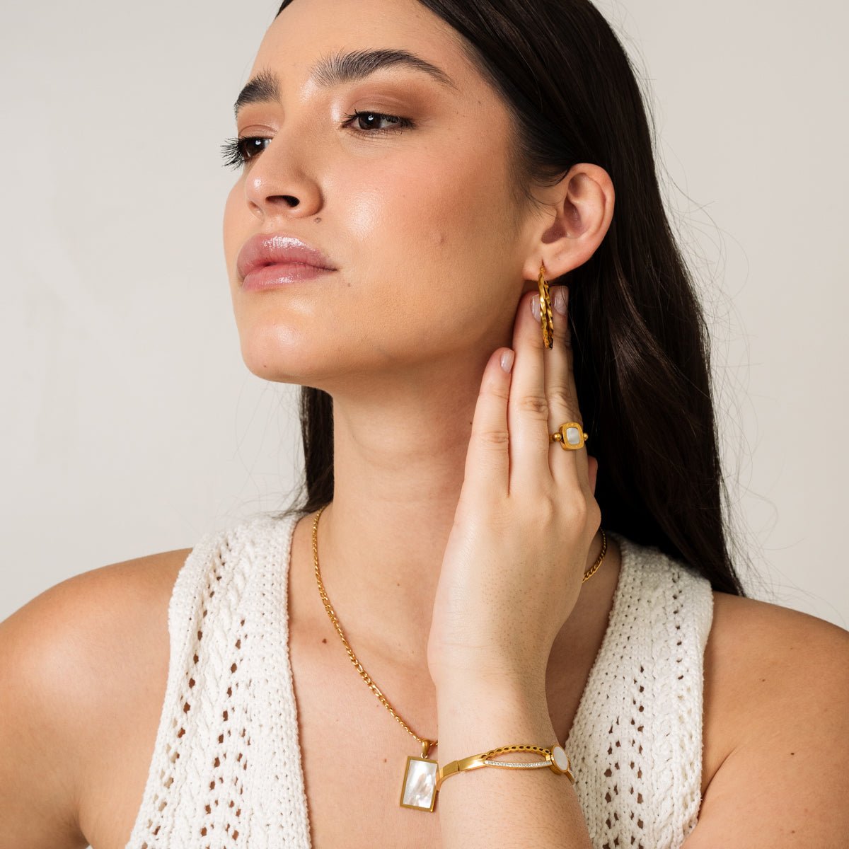 Venus Bangle 18K Gold Plated