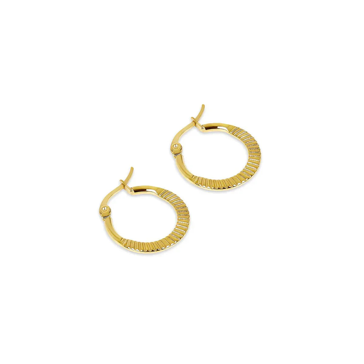 Catania Hoop Earrings 18K Gold Plated