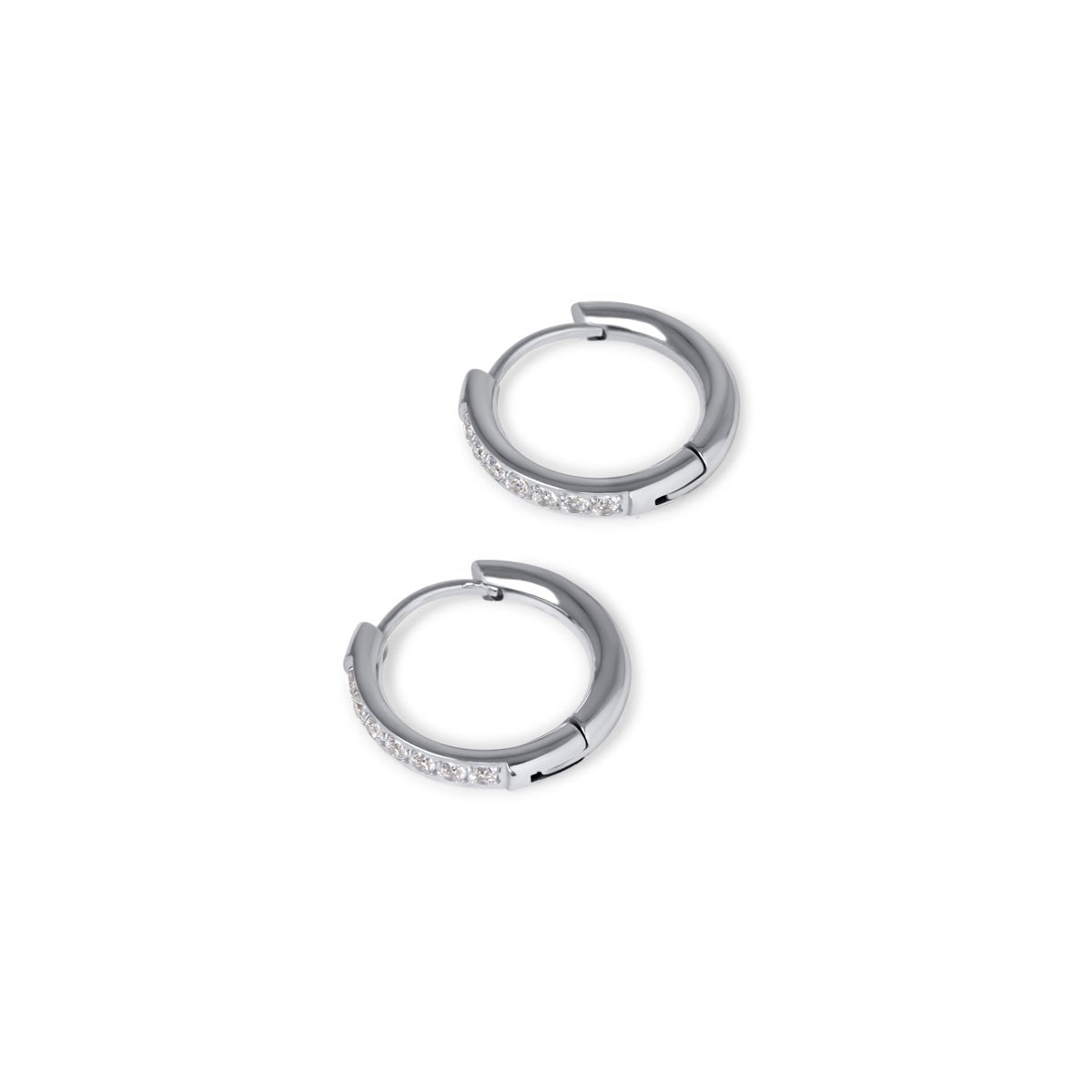 Arielle Hoop Earrings – Silver