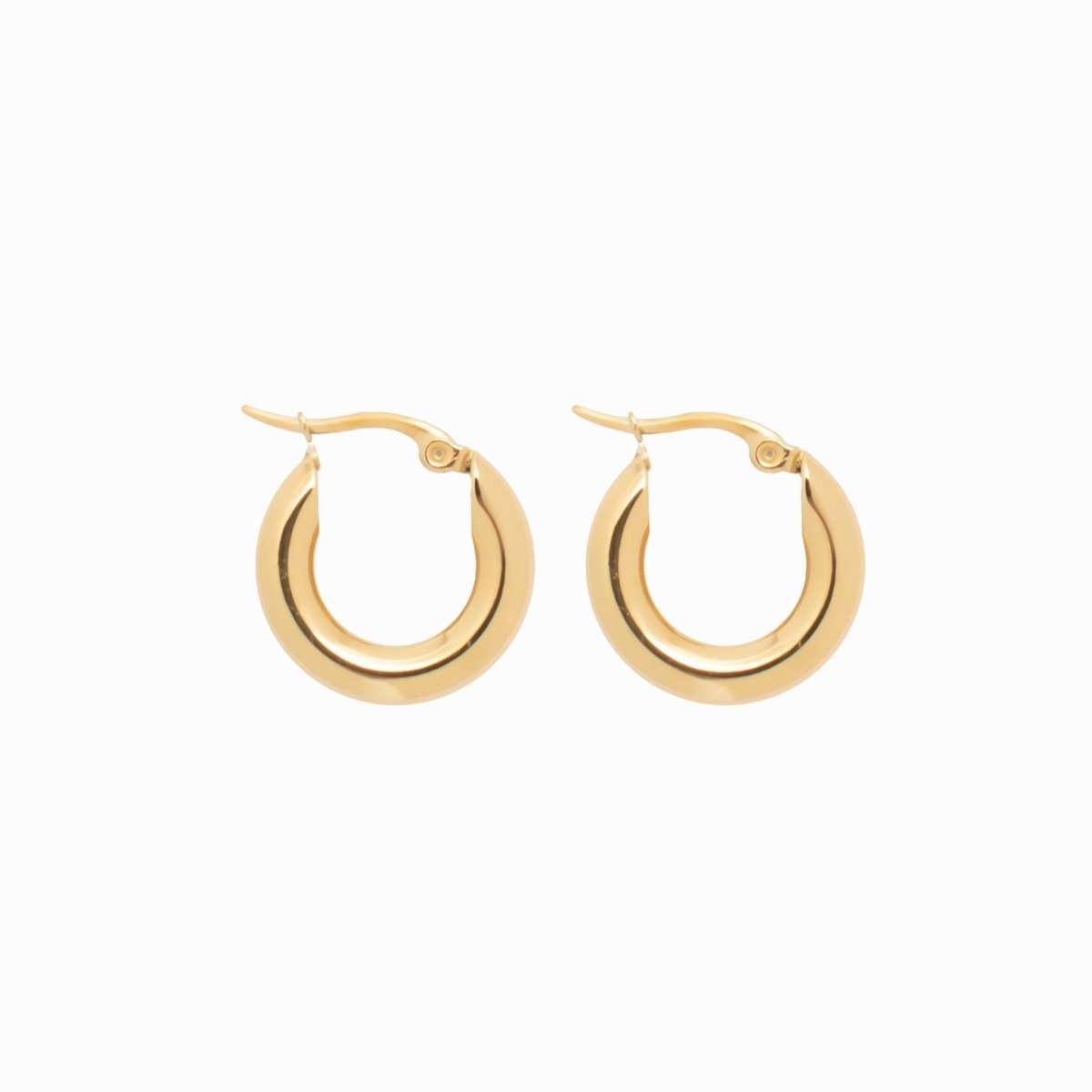 Lele Tube Hoop Earrings G 18K Gold Plated