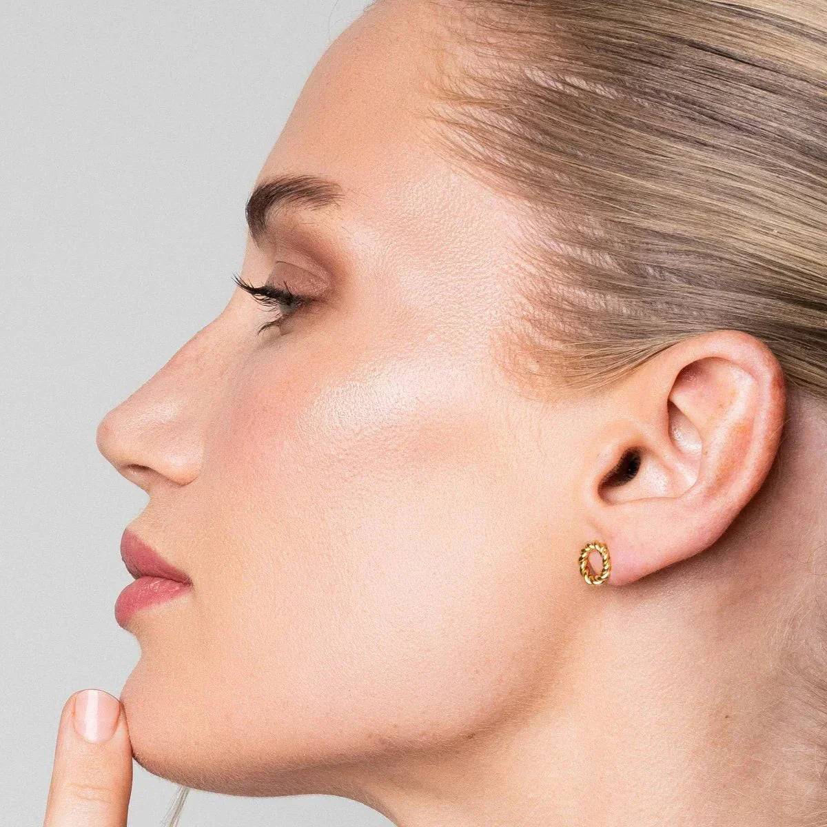 Twist Earrings 18K Gold Plated